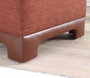 Atelier Del Sofa Puf Rojo Teja